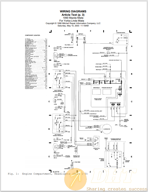 Mazda Miata 1990 Wiring Diagram, Miata Wiring Diagram 1990