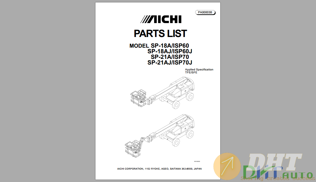 Aichi SP-18AISP60,SP-18AJISP60J,SP-21AISP70,SP-21AJISP70J Parts Manual.png