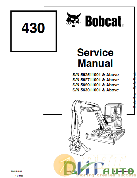 Bobcat 430 excavator 4-08 Service manual.png