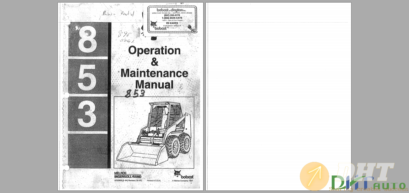 Bobcat 853 Operation and Maintenance Manual.png