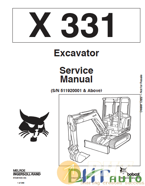 Bobcat X331 5-94 Service manual.png