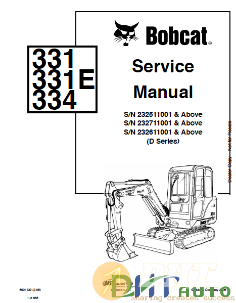 Bobcat X331-X331E-X334 2-06 Service manual.png