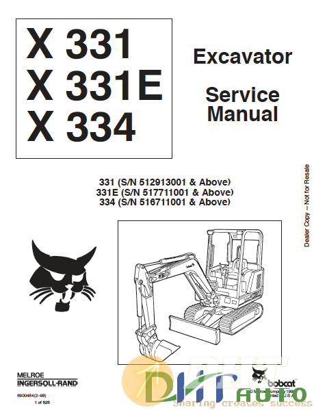 Bobcat X331-X331E-X334 2-98 Service manual.png