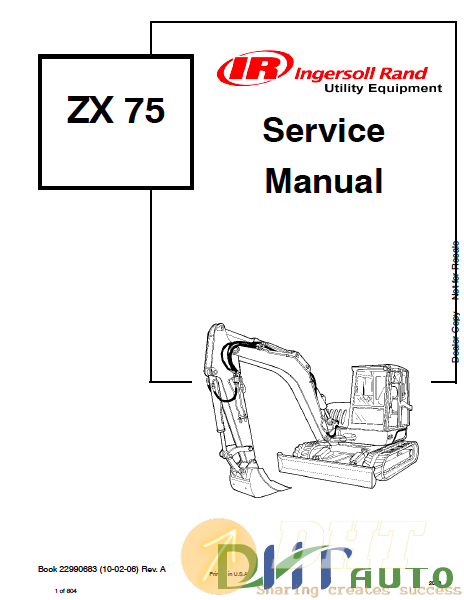Bobcat ZX75 excavator 10-06 Service manual.png