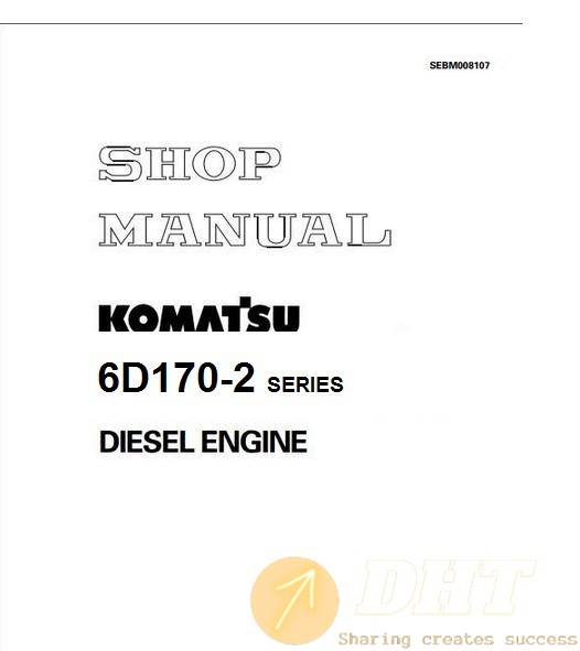 Komatsu Engine S6D170-2 Workshop Manuals | Automotive Software, Repair ...