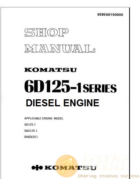 Komatsu Engine SA6D125-1 Workshop Manuals | Automotive Software, Repair ...