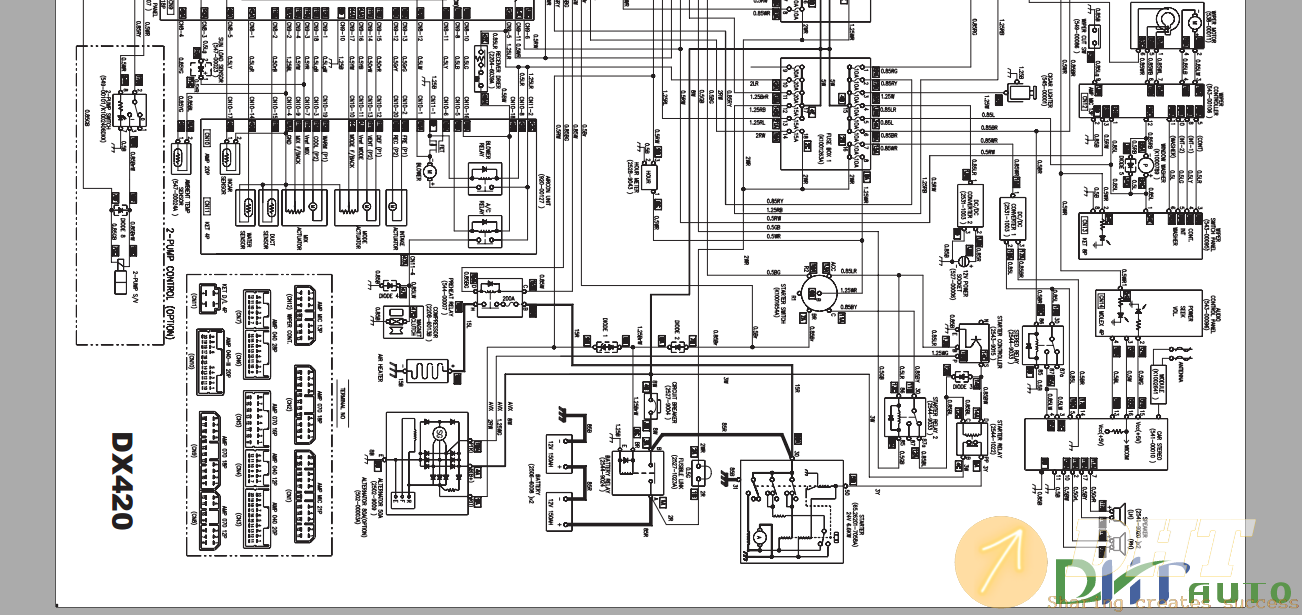 Электрическая схема doosan