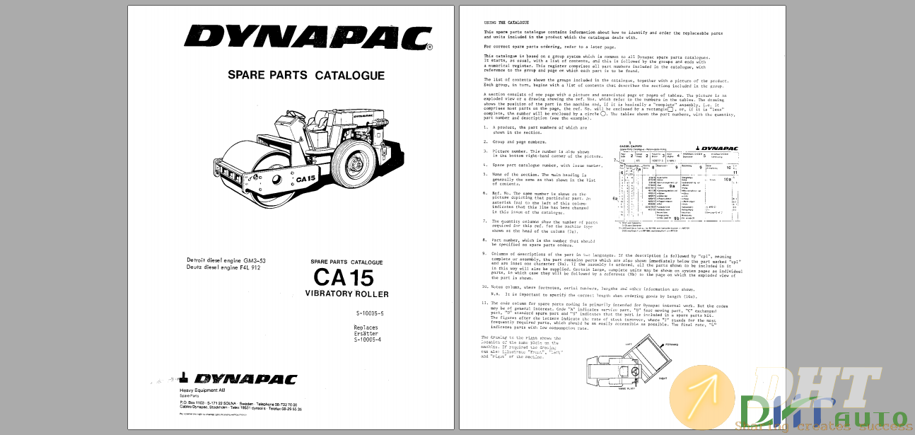 Dynapac CA S-10005-5 Vibraory Roller Illustrated Spare Parts Catalog.png