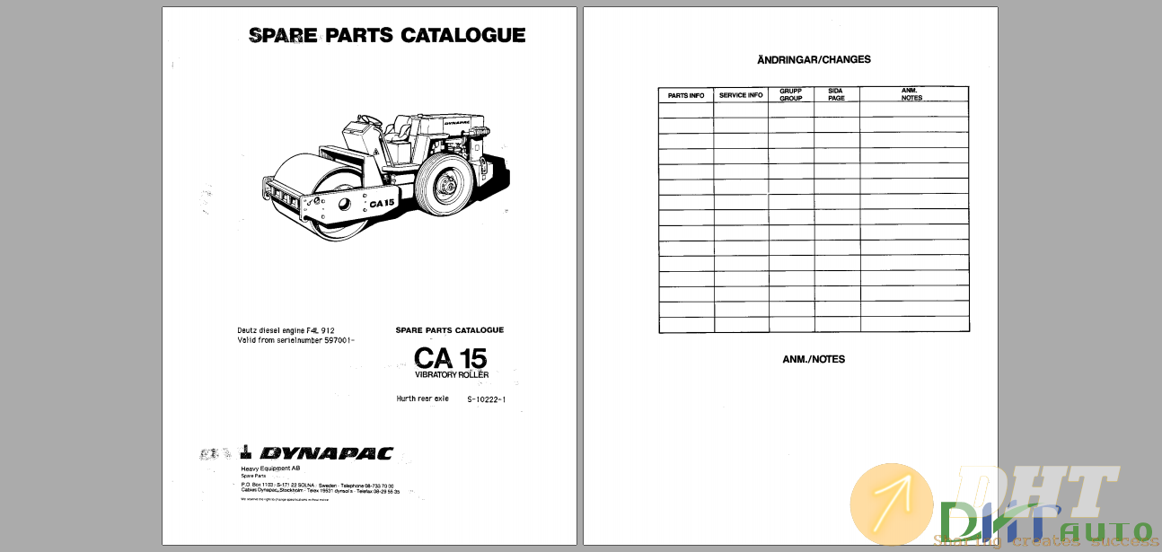 Dynapac CA15 Vibraory Roller S-10222-1 Spare Parts Catalog.png