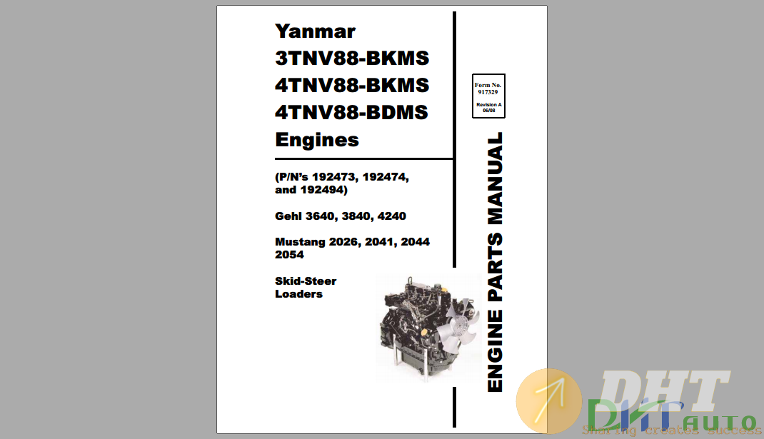 Engine Parts Manual For Yanmar 3TNV88-BKMS.png