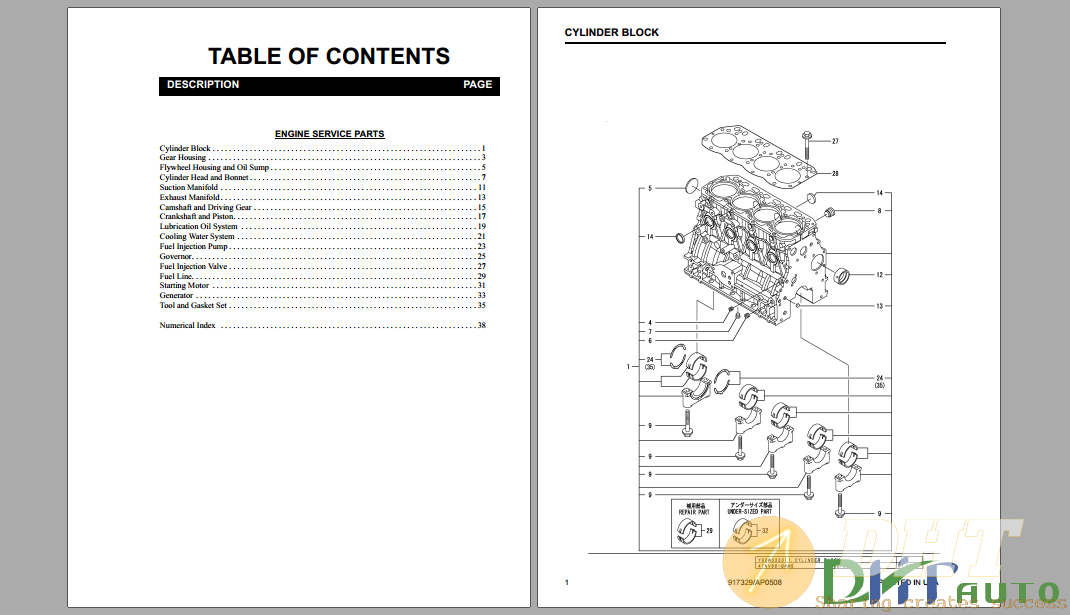 Engine Parts Manual For Yanmar 3TNV88-BKMS-.png