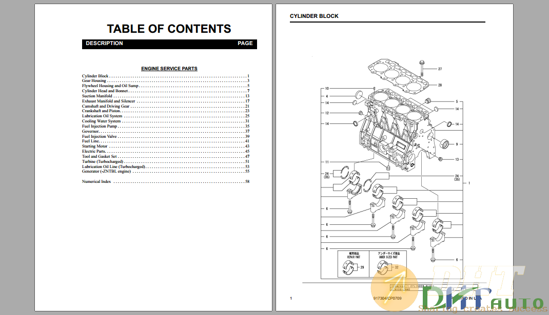 Engine Parts Manual For Yanmar 4TNV98,4TNV98-T ZNMS,ZNTBL-.png