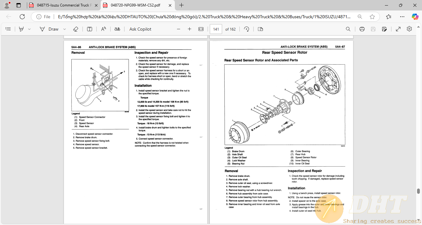 Isuzu Commercial Truck 1999 Service Manual 4.png