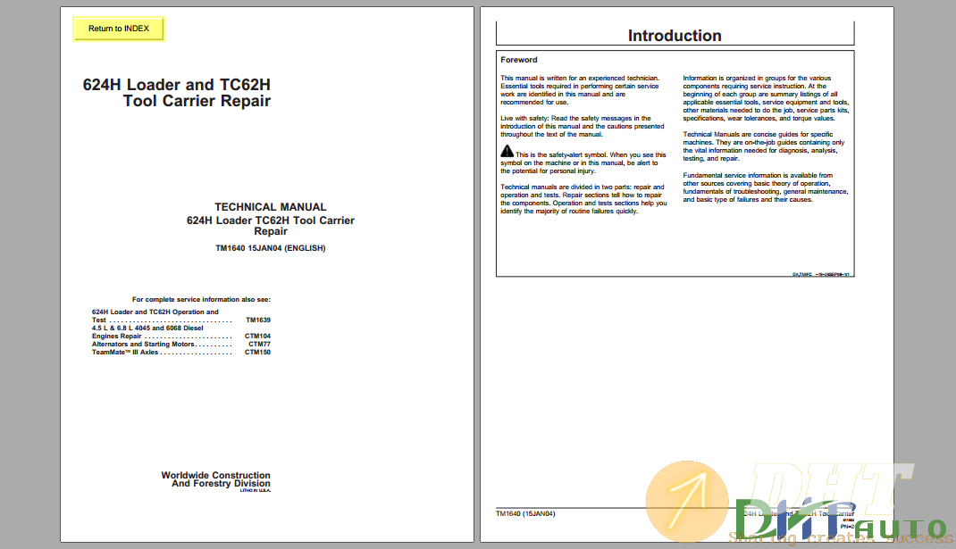 John Deere 624H Loader and TC62H Tool Carrier Repair Manual.png