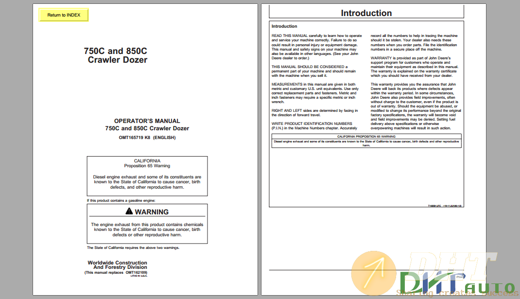 John Deere 700C and 850C Crawler Dozer Operator's Manual.png