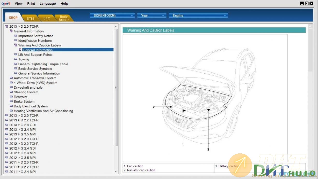 Kia Shop Manual – Global Service Way (Update Gsw 4/2013) | Automotive  Software, Repair Manuals, Coding, Programming, Chip Tuning And More