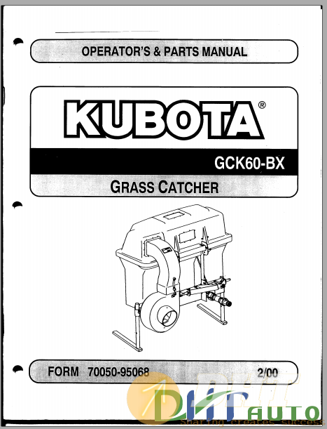 Kobuta GC60B-BX Grass Catcher Operatior's and Parts Manual.png