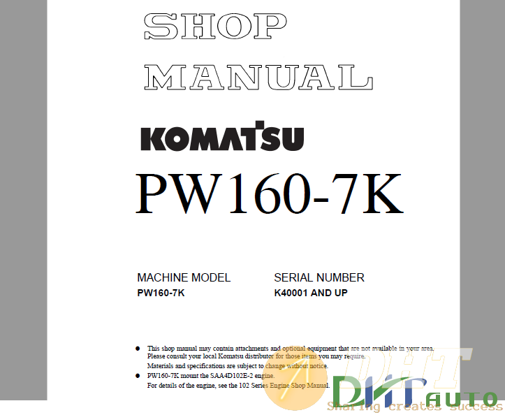 KOMATSU PW160-7K Service Manual.png
