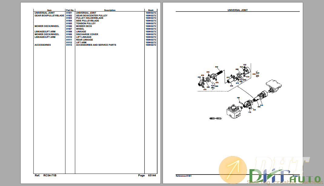 Kubota RC54-71B Mower Deck Parts Manual-.png