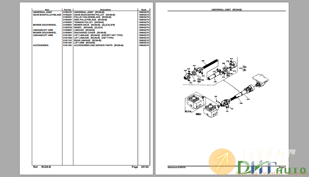 Kubota RC60-B Mower Deck Parts Manual-.png
