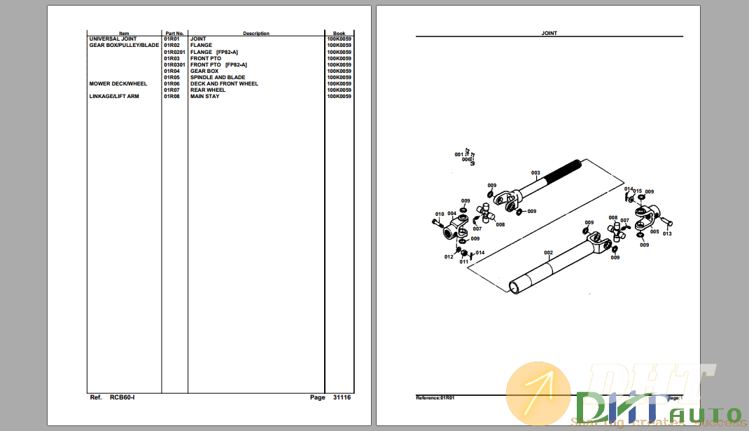 Kubota RCB60-1 Mower Deck Parts Manual-.png