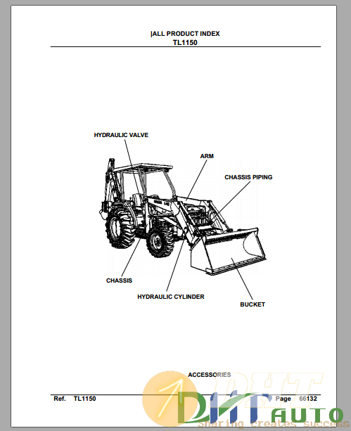 Kubota TL1150 Hydraulic Loader Parts Manual.png