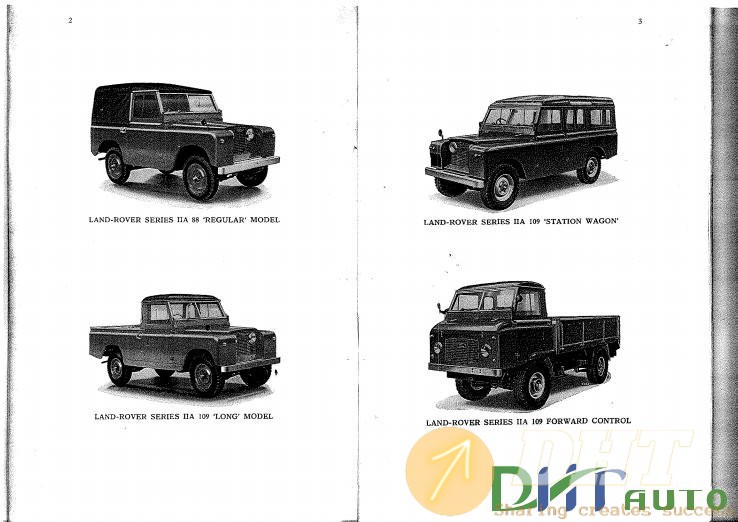 [Owner's Manual] - Land Rover Series IIA - Owner's Manual | Automotive