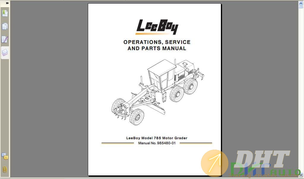 LeeBoy_Model_785_Motor_Grader_Operations-Service_And_Parts_Manual.jpg