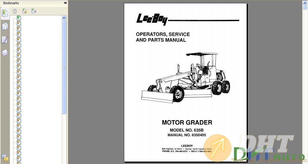 LeeBoy_Motor_Grader_Model_635B_Operations-Service_and_Parts_Manual.jpg