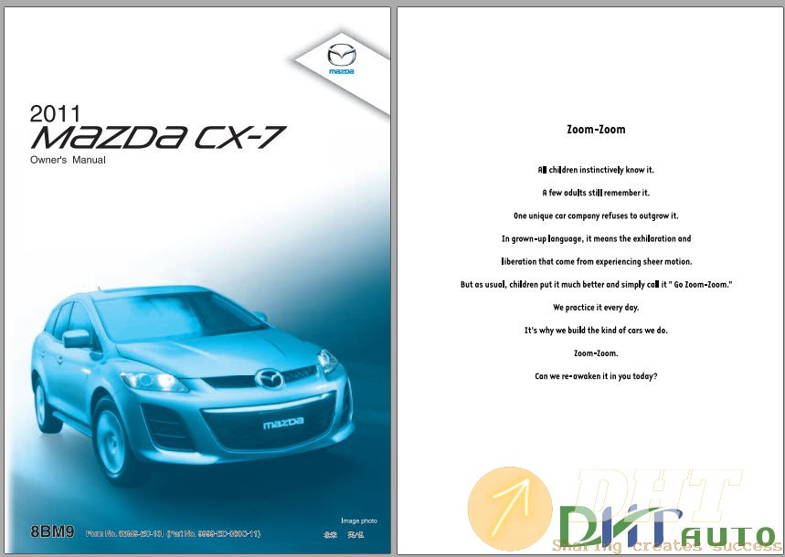 Mazda CX7 2011 Owner's Manual | Automotive Software, Repair Manuals ...