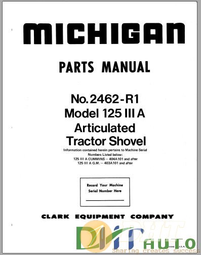Michigan_Articulated_Tractor_Shovel_Model_125_IIIA_Nº_2462-R1_Parts_Manual-1.JPG