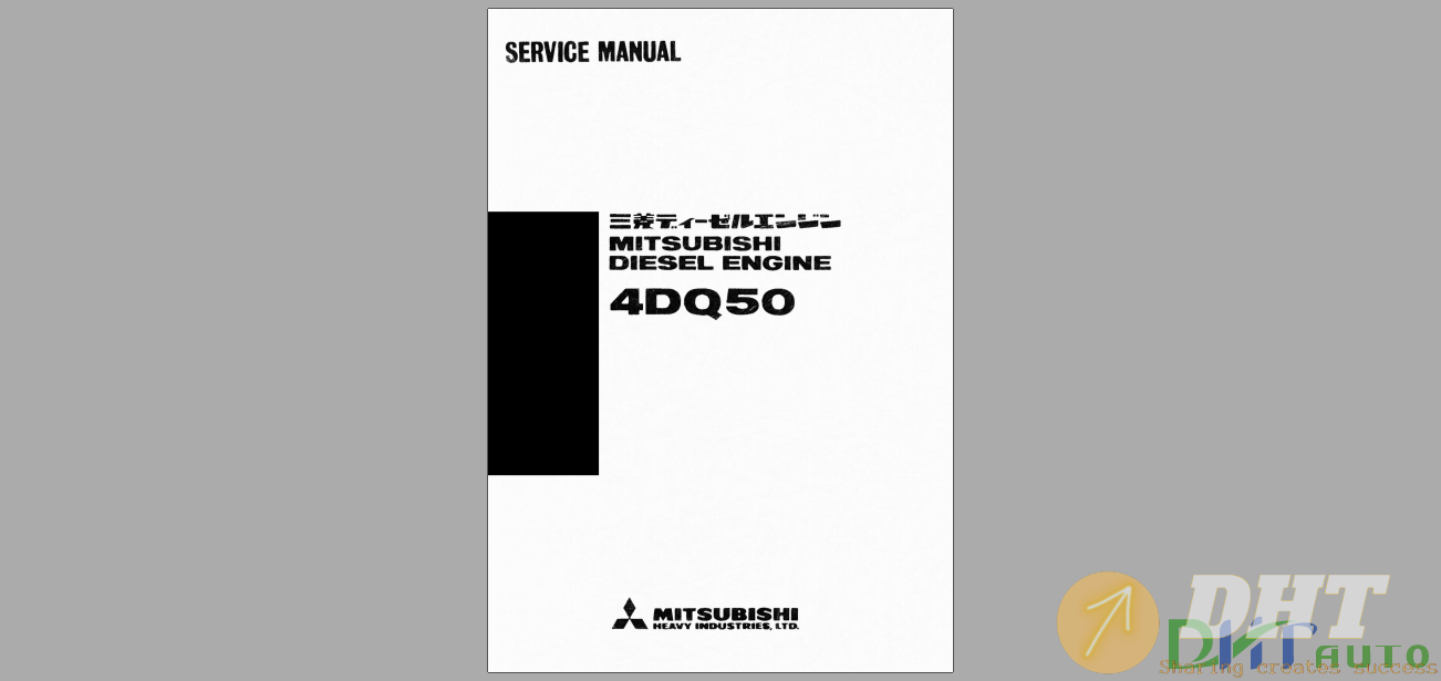 Mitsubishi Diesel Engine 4DQ50 Service Manual.png