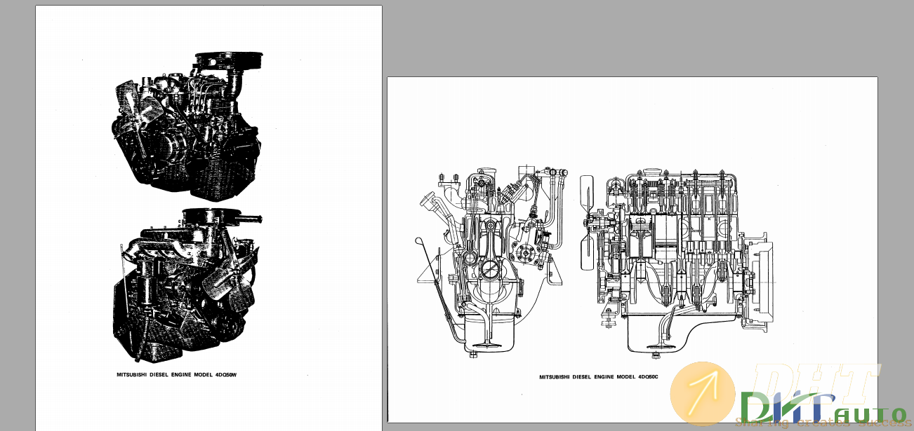 Mitsubishi Diesel Engine 4DQ50 Service Manual-.png