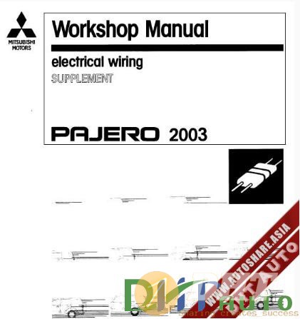 [Wiring Diagram] - Mitsubishi Pajero 2003 Electrical Wiring