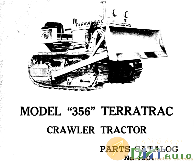 Model 356 terratrac crawler tractor catalog no. 1001 1.png
