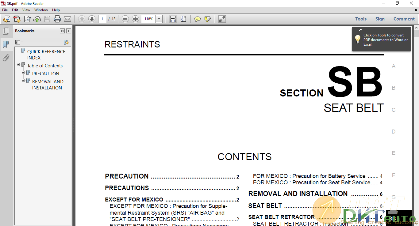 Nissan 370z 2011 Service Manual 02.png