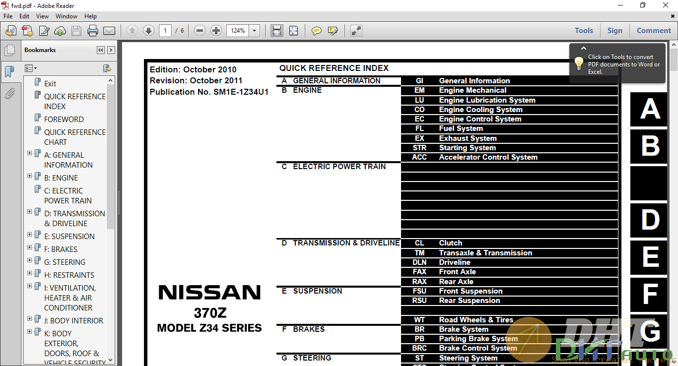 Nissan 370z 2011 Service Manual.png