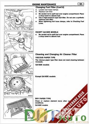 Service Manual - Nissan B13 and N14 series Service Manual | Automotive