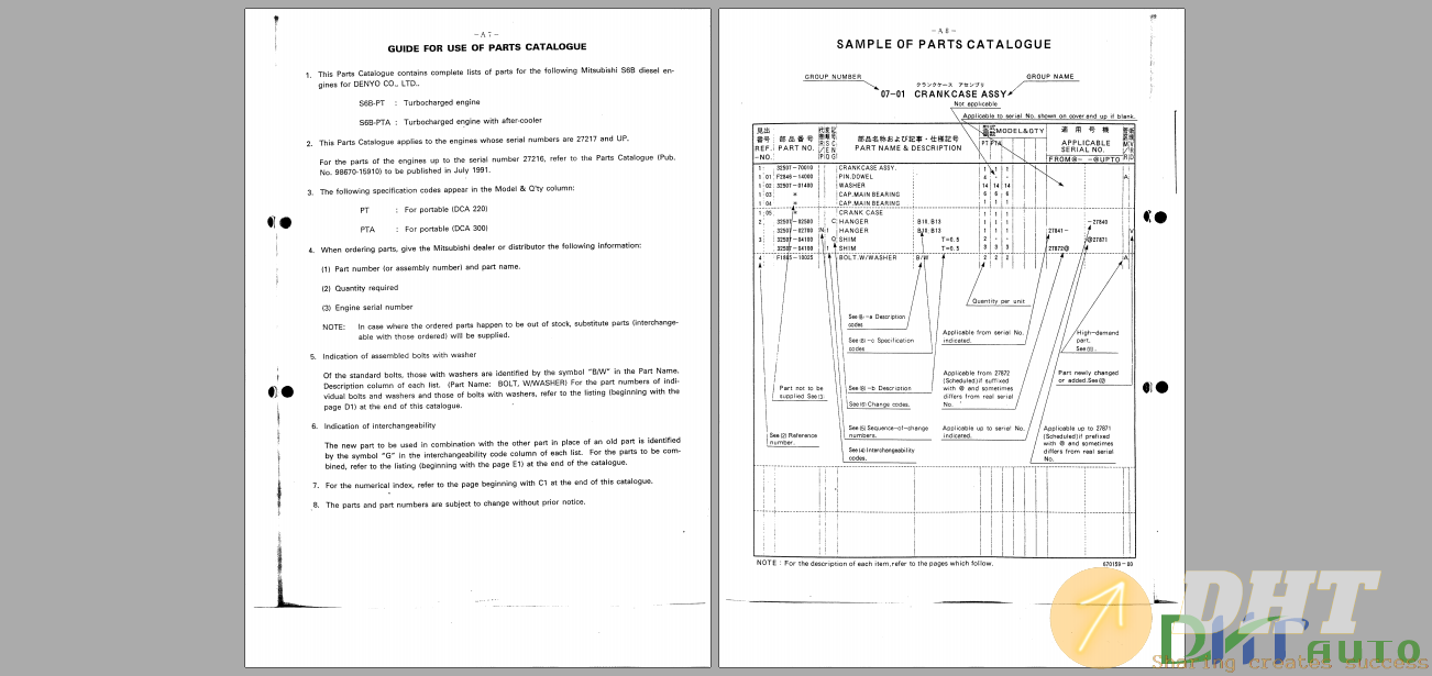 Parts List of MITSUBISHI Diesel Engine S6B-PTPTA.png