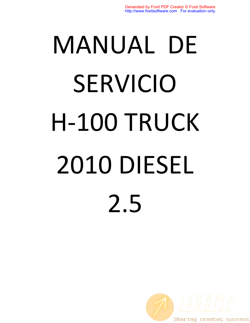 Servicio H-100 Truck 2010 Diesel 2.5L.png