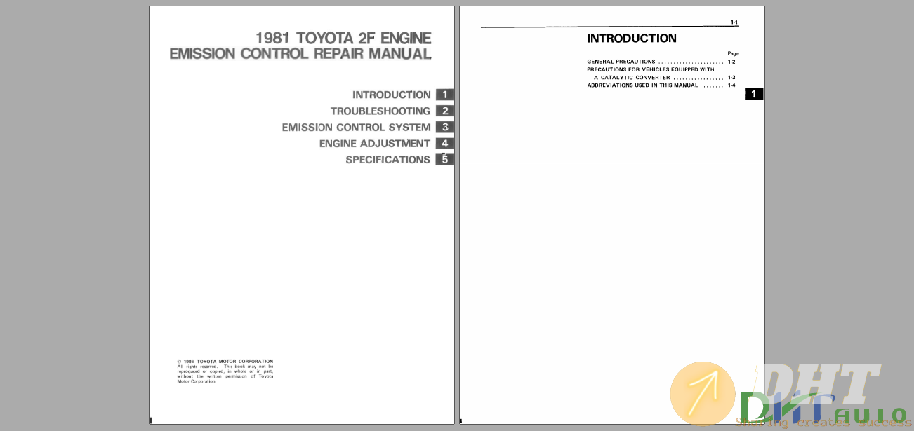 Toyota 2F Engine Emission Control 1981 Model Repair Manual Free Download-.png