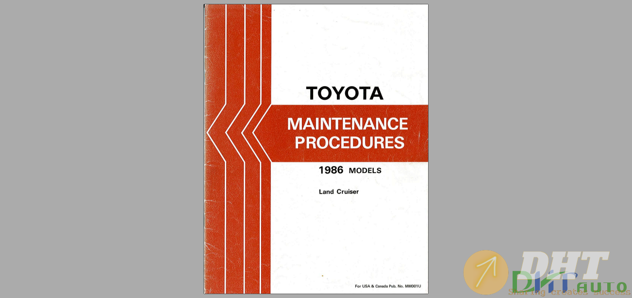 Toyota Land Cruiser 1986 Maintenance procudures Manual Free Download.png