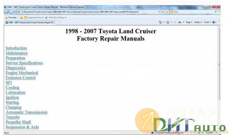 1989 Toyota Land Cruiser Original Shop Service Repair Manual - Engine & Drivetrain