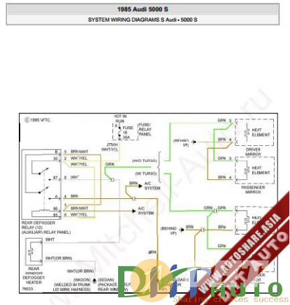 [Wiring Diagram] - Wiring Diagram audi 5000s 1985 | Automotive & Heavy