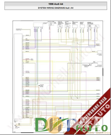 Wiring Diagram Audi A4 1996 | Automotive Software, Repair Manuals ...