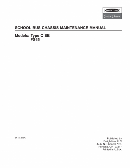 School Bus Chassis Maintenance Manual.png